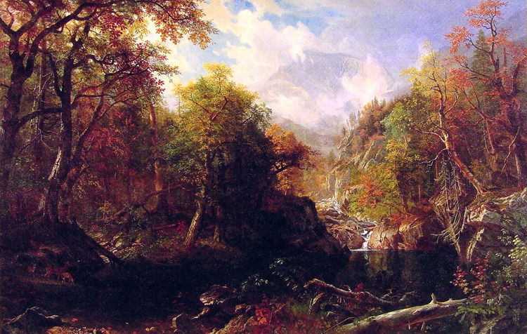 Albert Bierstadt Oil Painting The Emerald Pool